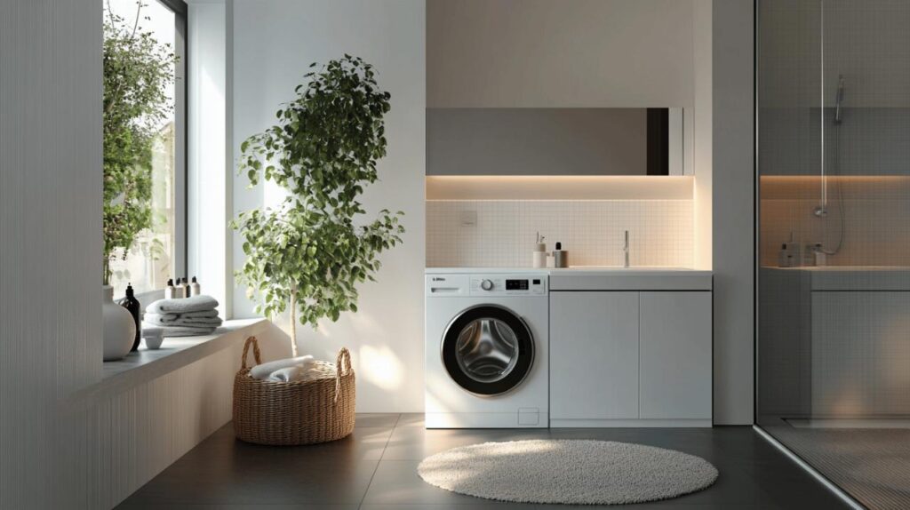 Les regles a connaitre pour installer un lave-linge dans une salle de bain : astuces d’amenagement et conformite